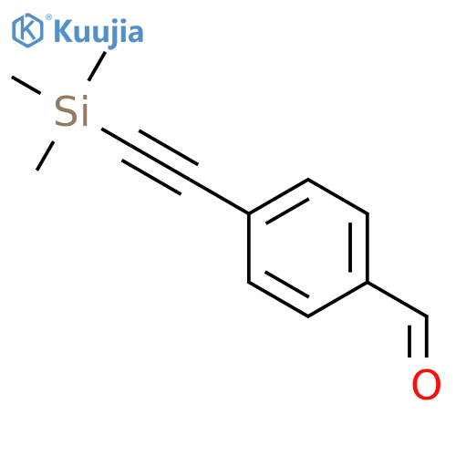 4-(Trimethylsilyl)ethynylbenzaldehyde structure
