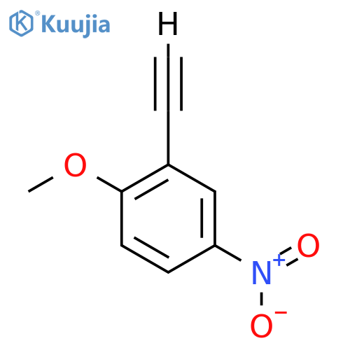 2-Ethynyl-1-methoxy-4-nitrobenzene structure