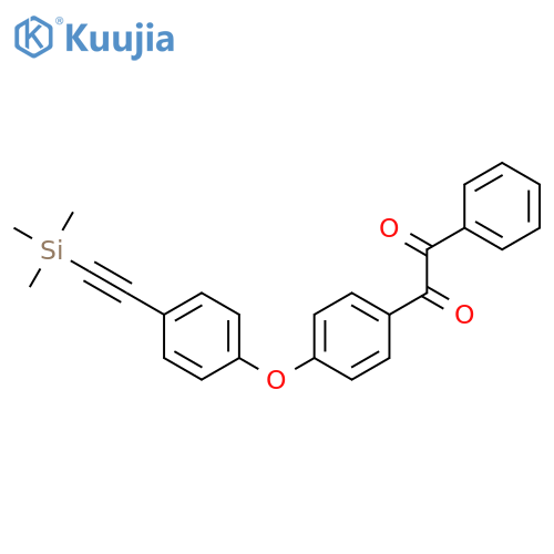 ETHANEDIONE, PHENYL[4-[4-[(TRIMETHYLSILYL)ETHYNYL]PHENOXY]PHENYL]- structure