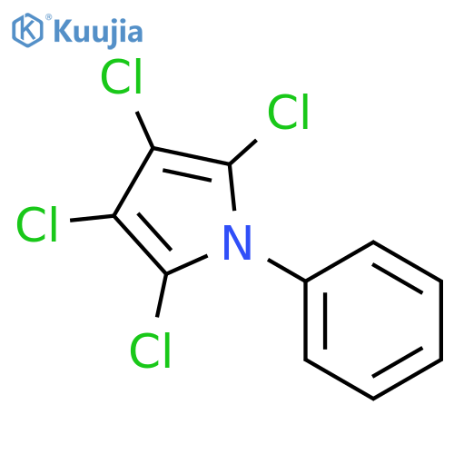1H-Pyrrole, 2,3,4,5-tetrachloro-1-phenyl- structure