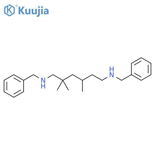 1,6-Hexanediamine, 2,2,4-trimethyl-N,N'-bis(phenylmethyl)- structure
