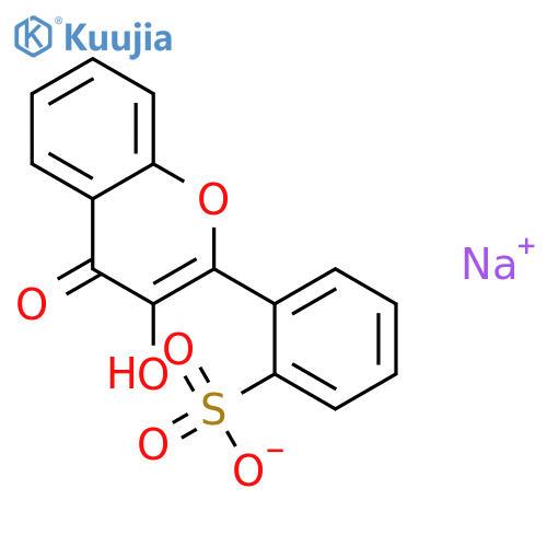 Flavonol-2'-sulfonic Acid Sodium Salt structure
