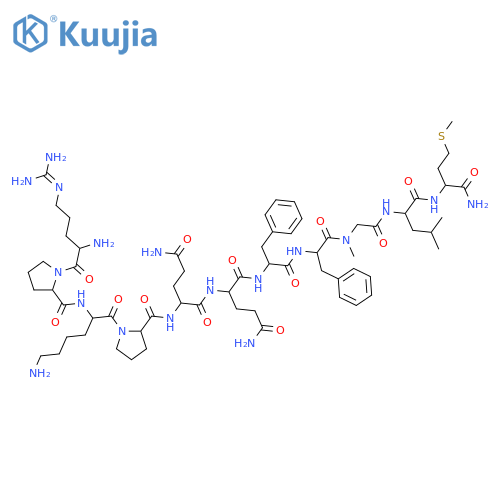 Substance P,9-(N-methylglycine)- structure