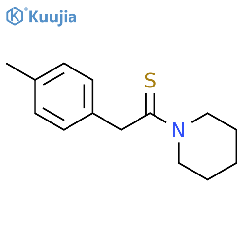 Ethanethione,2-(4-methylphenyl)-1-(1-piperidinyl)- structure