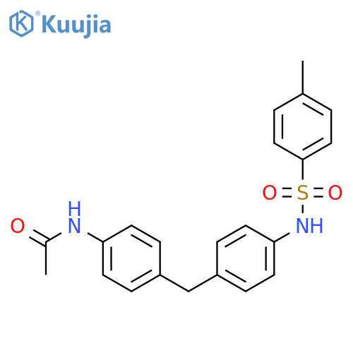 Acetamide,N-[4-[[4-[[(4-methylphenyl)sulfonyl]amino]phenyl]methyl]phenyl]- structure