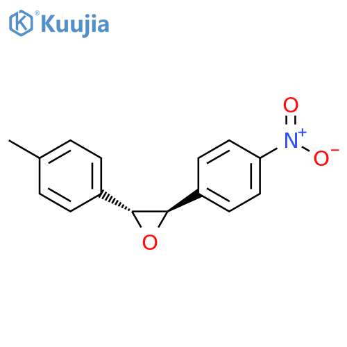 Oxirane, 2-(4-methylphenyl)-3-(4-nitrophenyl)-, trans- structure