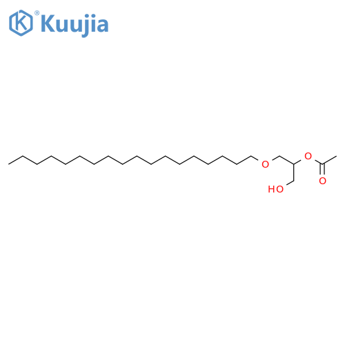 Glycerides, C14-22 mono-, acetates structure