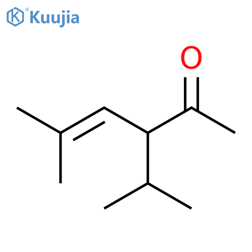 4-Hexen-2-one, 5-methyl-3-(1-methylethyl)- structure