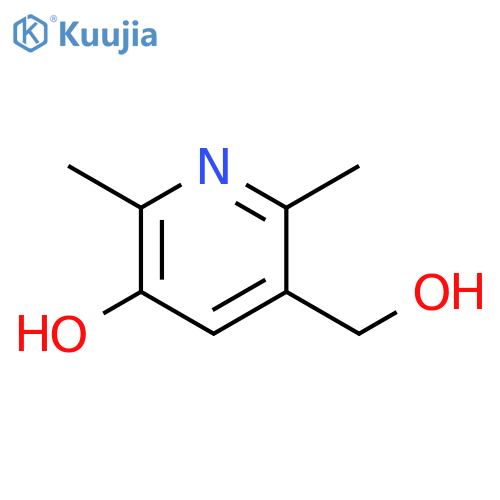 3-Pyridinemethanol,5-hydroxy-2,6-dimethyl- structure