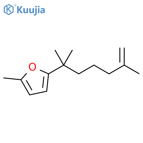 Furan, 2-methyl-5-(1,1,5-trimethyl-5-hexen-1-yl)- structure