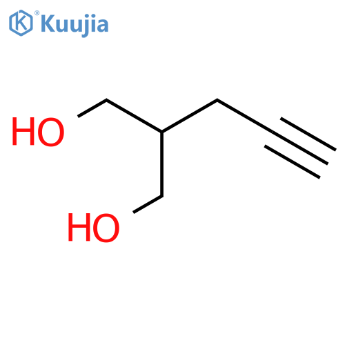 2-(prop-2-yn-1-yl)propane-1,3-diol structure