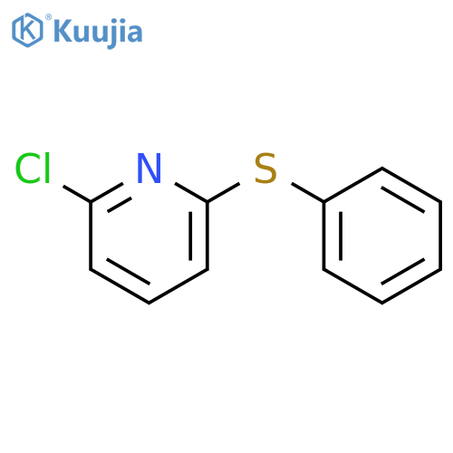 PYRIDINE, 2-CHLORO-6-(PHENYLTHIO)- structure