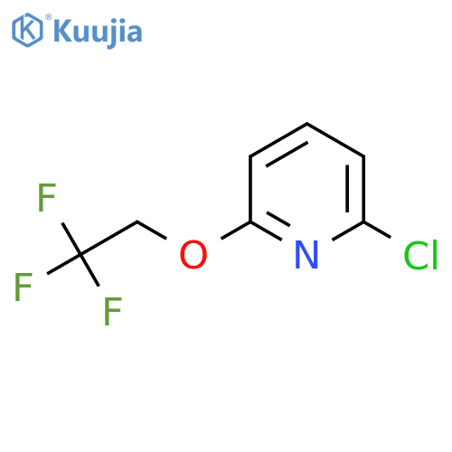 2-Chloro-6-(2,2,2-trifluoroethoxy)pyridine structure