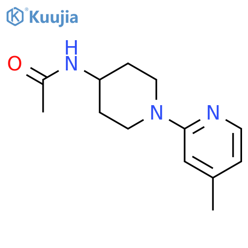 ACETAMIDE, N-[1-(4-METHYL-2-PYRIDINYL)-4-PIPERIDINYL]- structure