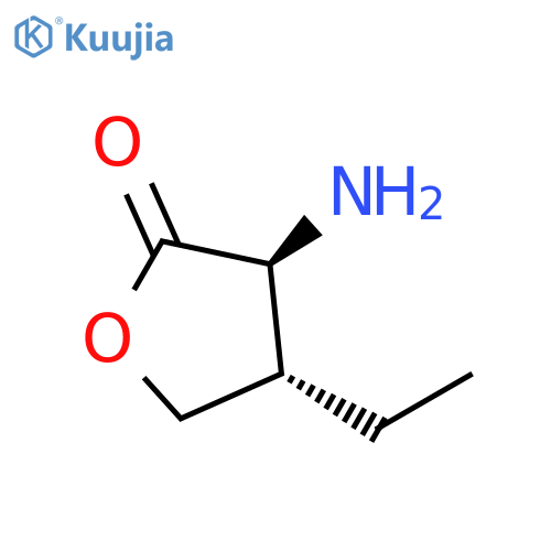 2(3H)-Furanone,3-amino-4-ethyldihydro-, (3S,4S)- structure