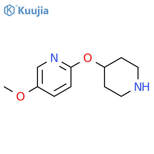 5-methoxy-2-(piperidin-4-yloxy)pyridine structure