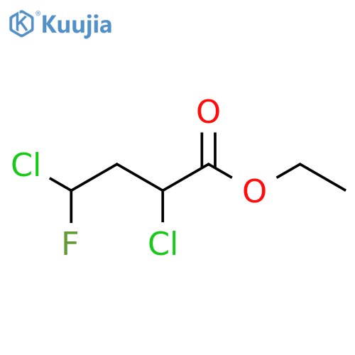Butanoic acid, 2,4-dichloro-4-fluoro-, ethyl ester structure