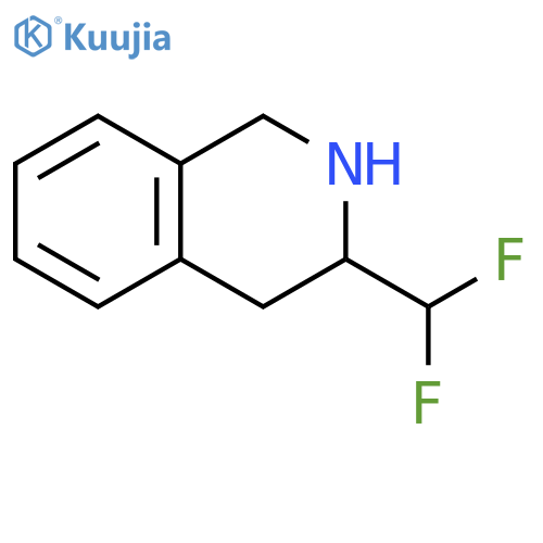 Isoquinoline, 3-(difluoromethyl)-1,2,3,4-tetrahydro- structure