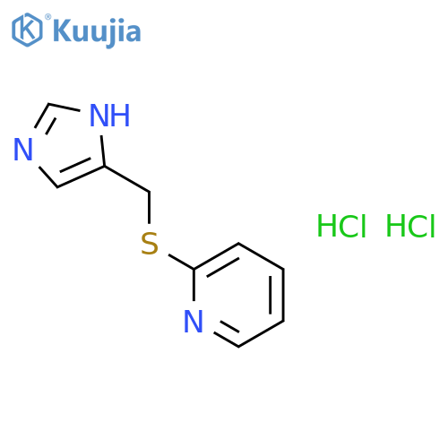 Pyridine, 2-[(1H-imidazol-4-ylmethyl)thio]-, dihydrochloride structure