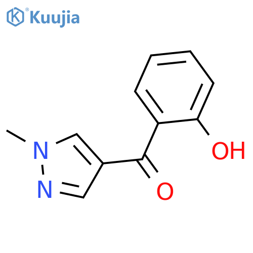 2-(1-methyl-1H-pyrazole-4-carbonyl)phenol structure