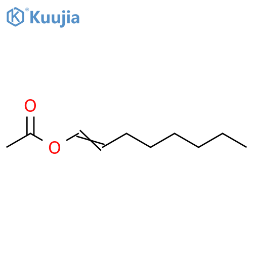 1-Octen-1-ol, acetate structure