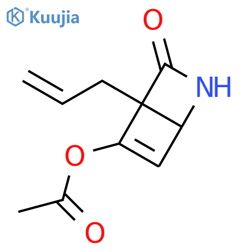 2-Azabicyclo[2.2.0]hex-5-en-3-one, 5-(acetyloxy)-4-(2-propenyl)- structure