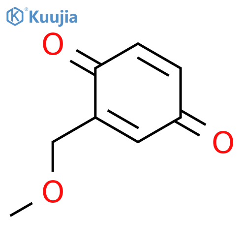 2,5-CYCLOHEXADIENE-1,4-DIONE, 2-(METHOXYMETHYL)- structure