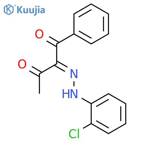 1,2,3-BUTANETRIONE, 1-PHENYL-, 2-[(2-CHLOROPHENYL)HYDRAZONE] structure