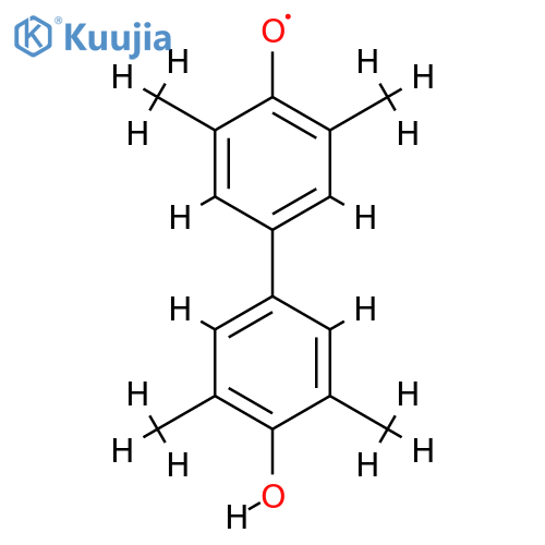 [1,1'-Biphenyl]-4-yloxy,4'-hydroxy-3,3',5,5'-tetramethyl- structure