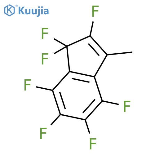 1H-Indene, 1,1,2,4,5,6,7-heptafluoro-3-methyl- structure