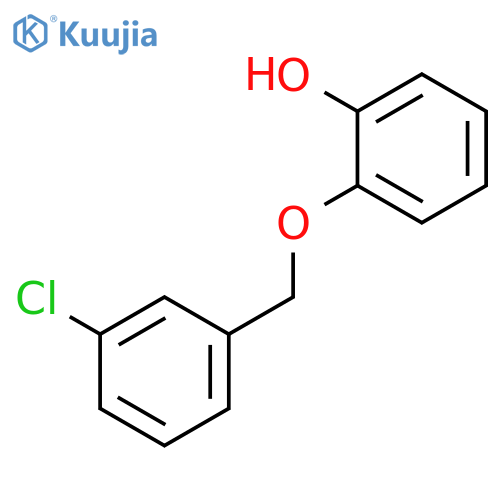 PHENOL, 2-[(3-CHLOROPHENYL)METHOXY]- structure