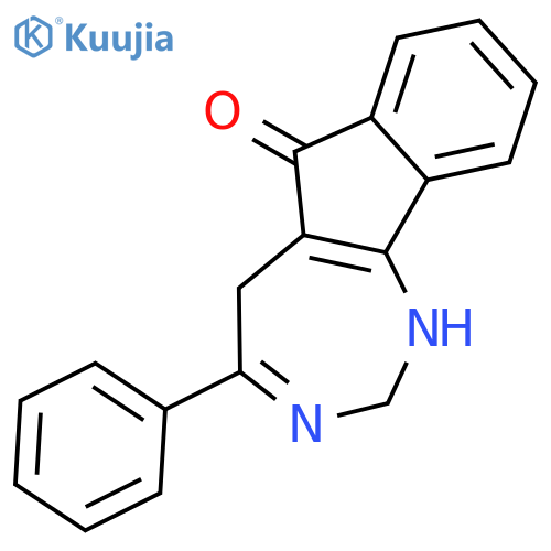 4-Phenyl-2,5-dihydroindeno[1,2-d][1,3]diazepin-6(1H)-one structure