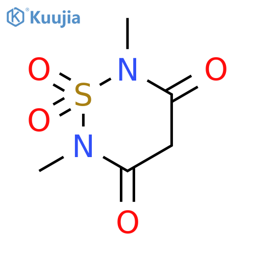 2,6-Dimethyl-1lambda~6~,2,6-thiadiazinane-1,1,3,5-tetrone structure