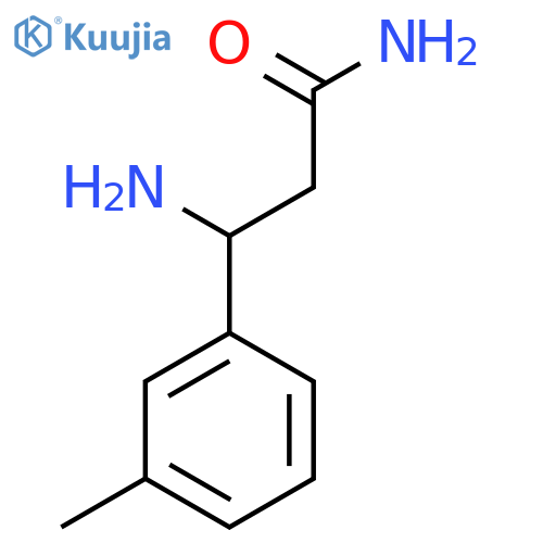 3-Amino-3-(3-methylphenyl)propanamide structure