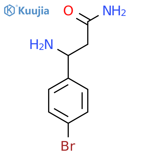 3-Amino-3-(4-bromophenyl)propanamide structure
