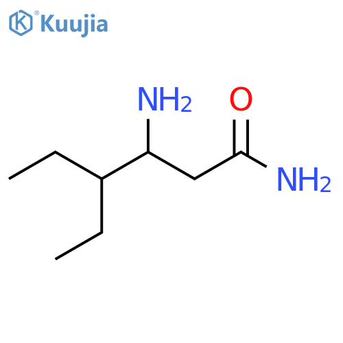 3-amino-4-ethylhexanamide structure