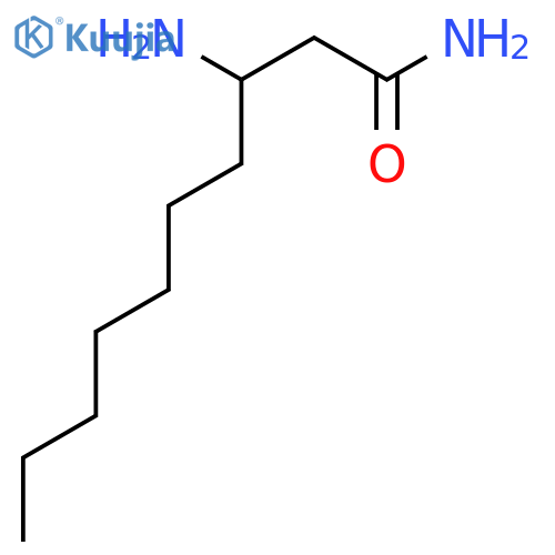 3-aminodecanamide structure