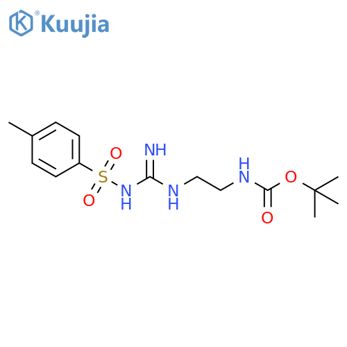 Carbamic acid,[2-[[imino[[(4-methylphenyl)sulfonyl]amino]methyl]amino]ethyl]-,1,1-dimethylethyl ester structure