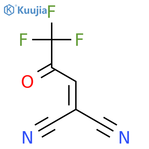 Propanedinitrile,2-(3,3,3-trifluoro-2-oxopropylidene)- structure