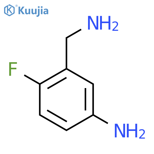 Benzenemethanamine,5-amino-2-fluoro- structure