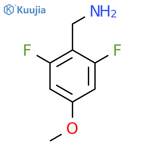 (2,6-difluoro-4-methoxyphenyl)methanamine structure