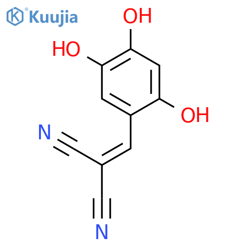 Propanedinitrile,2-[(2,4,5-trihydroxyphenyl)methylene]- structure