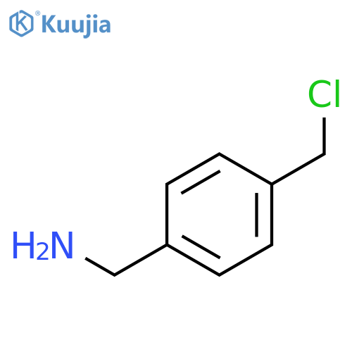 (4-(Chloromethyl)phenyl)methanamine structure
