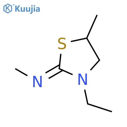 Methanamine, N-(3-ethyl-5-methyl-2-thiazolidinylidene)- structure