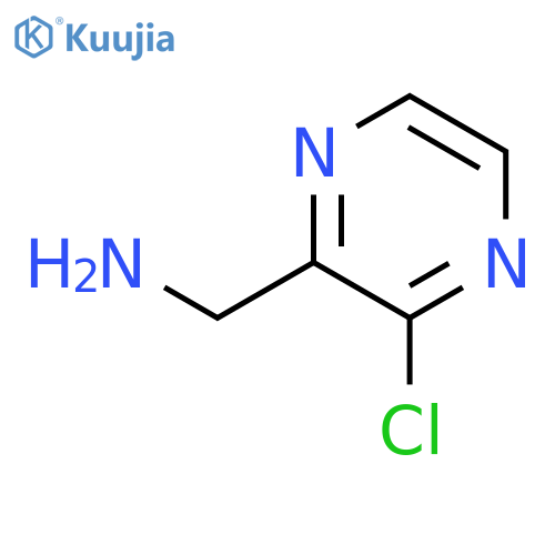 (3-Chloropyrazin-2-yl)methanamine structure