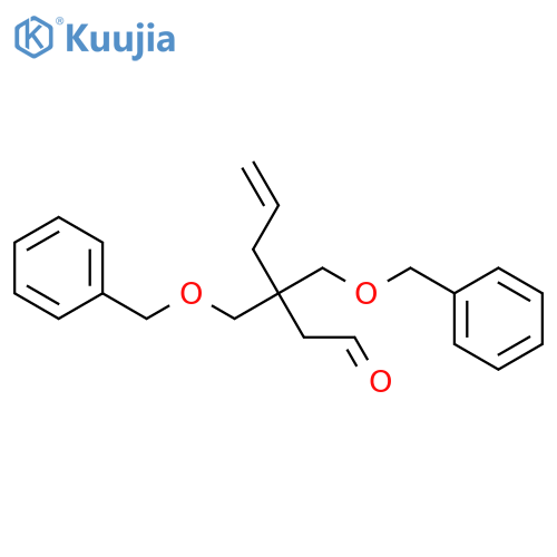 5-Hexenal, 3,3-bis[(phenylmethoxy)methyl]- structure