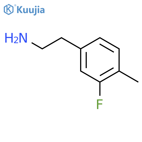 2-(3-fluoro-4-methylphenyl)ethan-1-amine structure