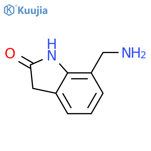 7-(aminomethyl)-2,3-dihydro-1H-indol-2-one structure