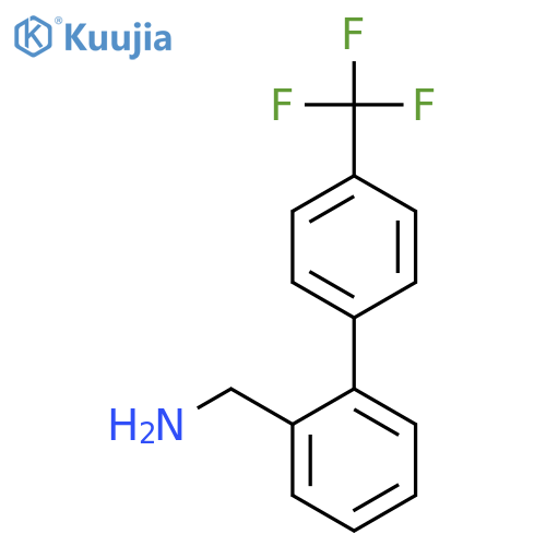 {2-4-(trifluoromethyl)phenylphenyl}methanamine structure