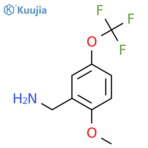 2-Methoxy-5-trifluoromethoxybenzylamine structure